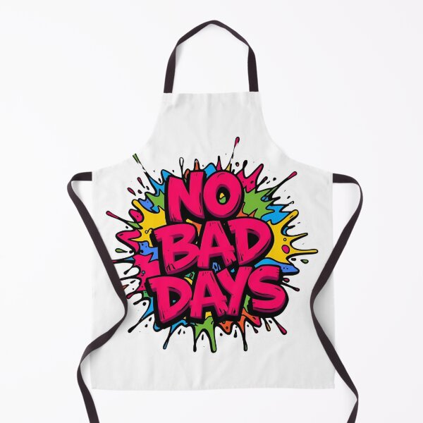 Item preview, No Bad Days – Positive Motivational Splash Art Typography designed and sold by Lumive.