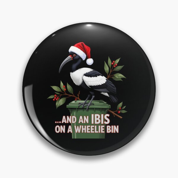 Item preview, Ibis on a Wheelie Bin, Aussie Christmas designed and sold by RhondaLily.