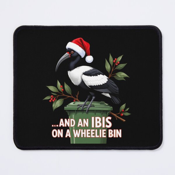 Item preview, Ibis on a Wheelie Bin, Aussie Christmas designed and sold by RhondaLily.