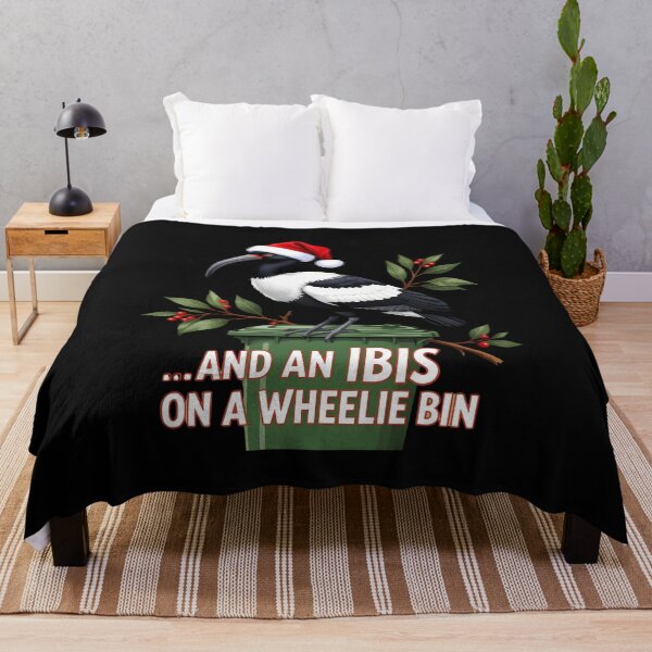 Item preview, Ibis on a Wheelie Bin, Aussie Christmas designed and sold by RhondaLily.