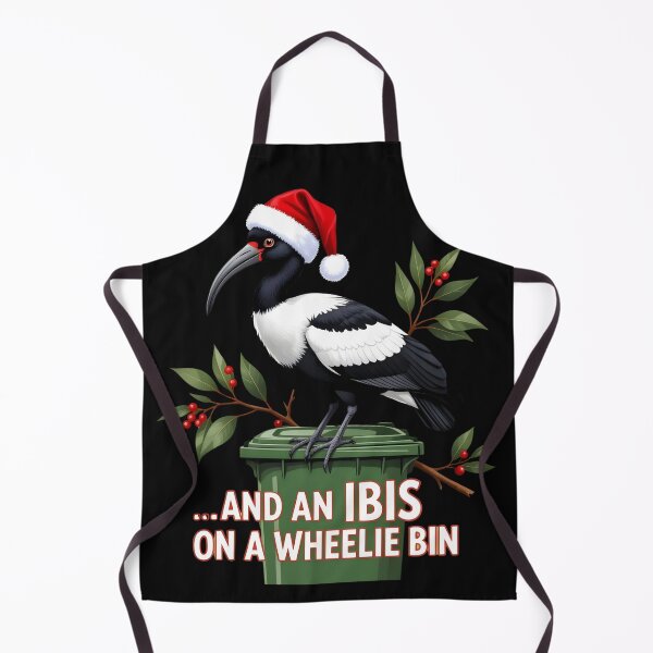 Item preview, Ibis on a Wheelie Bin, Aussie Christmas designed and sold by RhondaLily.