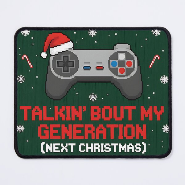 Item preview, Gamer Talkin' Bout My Generation Christmas Sweater designed and sold by Silent Watch Threads..