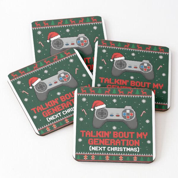 Artikelvorschau, Weihnachtspullover für Gamer, die über meine Generation reden entworfen und verkauft von Silent Watch Threads..