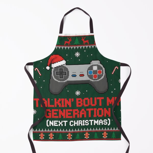 Item preview, Gamer Talkin' Bout My Generation Christmas Sweater designed and sold by Silent Watch Threads..