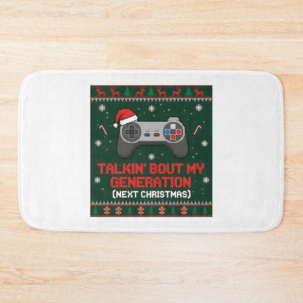 Item preview, Gamer Talkin' Bout My Generation Christmas Sweater designed and sold by Silent Watch Threads..