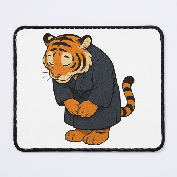 Item preview, Gentle Tiger in Kimono designed and sold by nikkolaus.