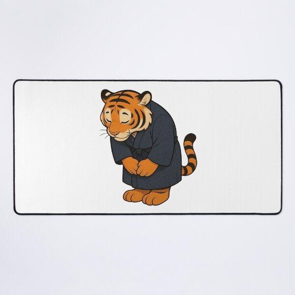 Item preview, Gentle Tiger in Kimono designed and sold by nikkolaus.