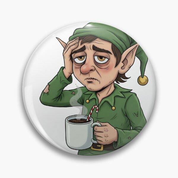 Item preview, Sarcastic Christmas Elf Too Old For This designed and sold by StickyGuys.