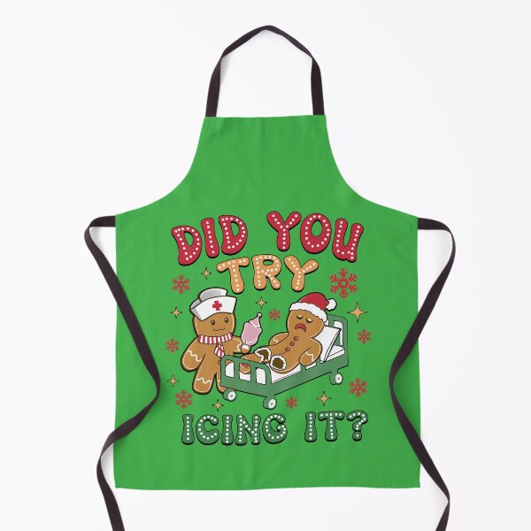Item preview, Gingerbread Nurse Christmas Humor designed and sold by Jill-J.