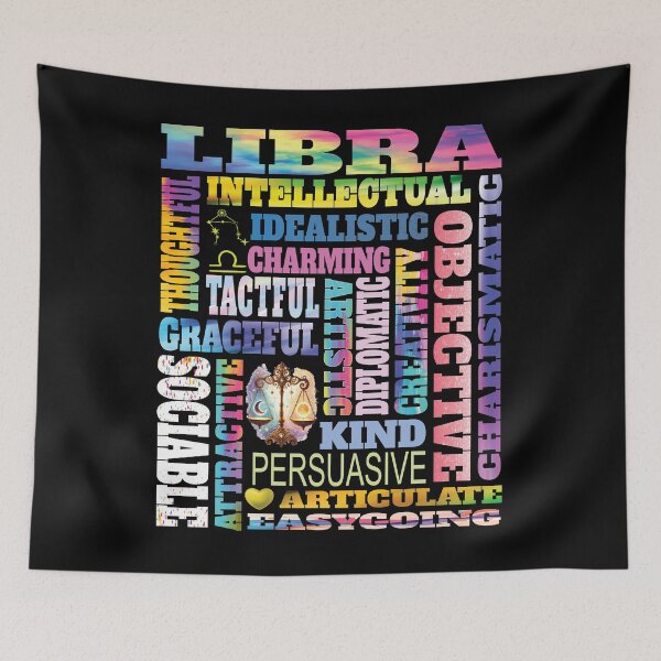 Item preview, Libra Zodiac Sign Traits - Astrology Horoscope Design designed and sold by angy2017.