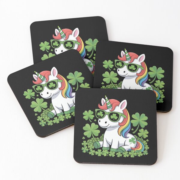 Item preview, st patrick's unicorn designed and sold by jkrphoto.