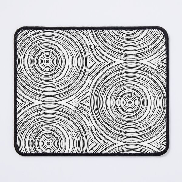 Item preview, Black and White Concentric circles Geometric Pattern designed and sold by PVTCreations.