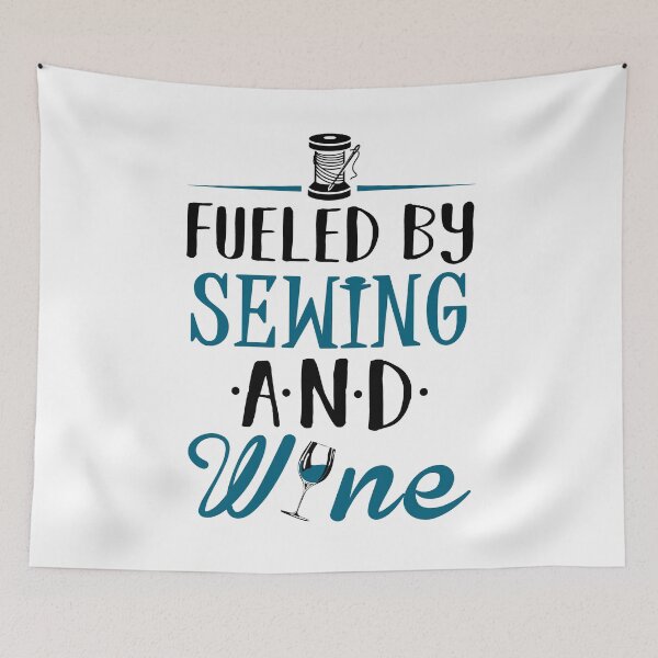 Item preview, Fueled by Sewing and Wine designed and sold by KsuAnn.