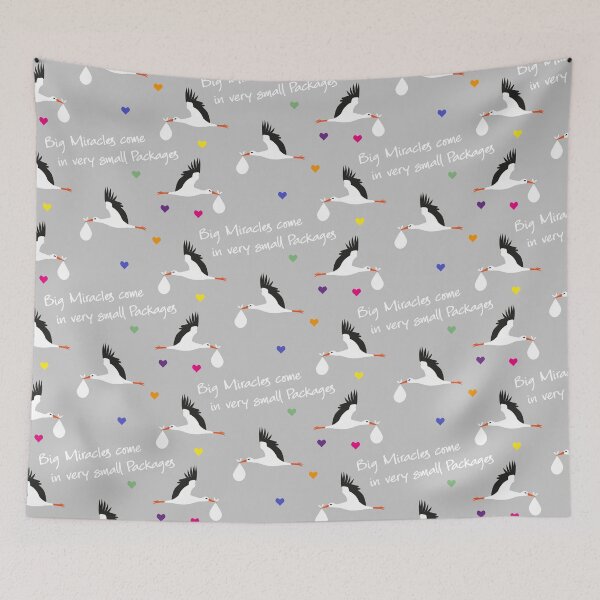 Item preview, Big miracles come in small packages - gray designed and sold by kobyakov.