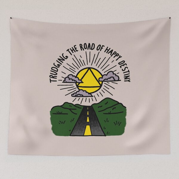 Item preview, Trudging The Road of Happy Destiny (Colour) designed and sold by veampleo.