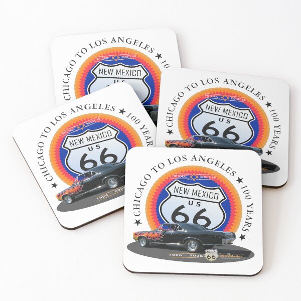 Item preview, Route 66 Centennial Black Flamed 1967 Pontiac GTO Black Lettering designed and sold by George Brudos.