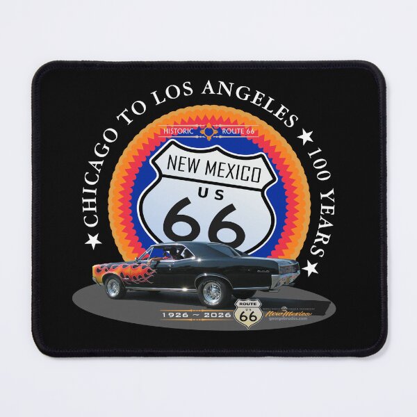 Item preview, Route 66 Centennial Black Flamed 1967 Pontiac GTO Black Lettering designed and sold by George Brudos.