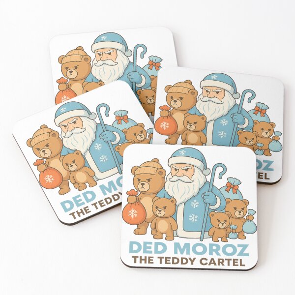 Item preview, Ded Moroz & The Teddy Cartel — Cute Gangster Holiday Rebellion designed and sold by POD DYNASTY | Original Print On Demand T-Shirt Graphics.