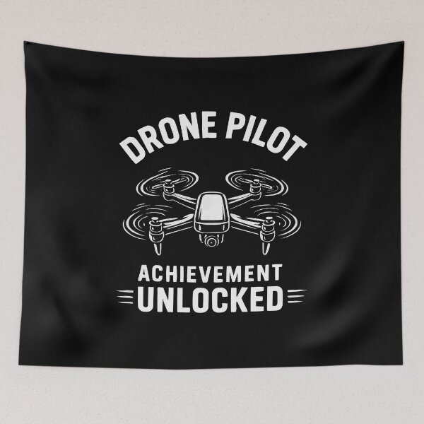 Item preview, Drone Pilot - Achievement Unlocked designed and sold by Lichtisign.