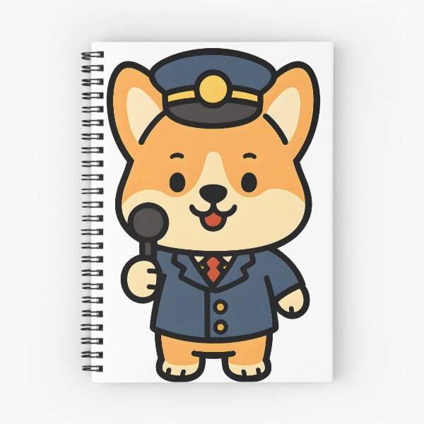 Item preview, Adorable conductor de tren Corgi - Cachorro ferroviario caprichoso designed and sold by Artsy-With.