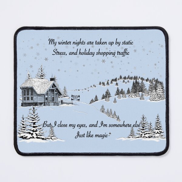 Item preview, Christmas Tree Farm with snow designed and sold by JLoDucky.