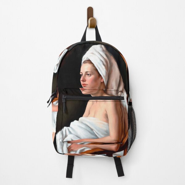 Item preview, Tranquil Reverie: Minimalist Portrait of Serene Woman designed and sold by LanaGustavsson.