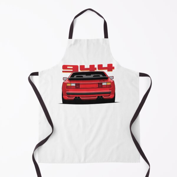 Item preview, Rear View Porsche 944 Turbo Guards Red Illustration designed and sold by blackdogshop.