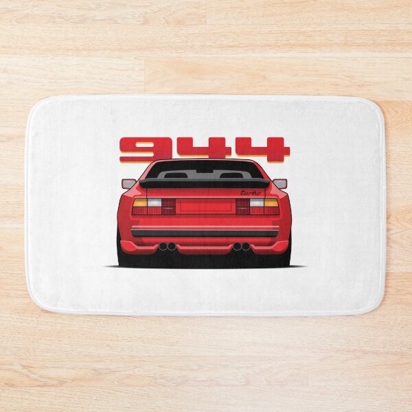 Item preview, Rear View Porsche 944 Turbo Guards Red Illustration designed and sold by blackdogshop.
