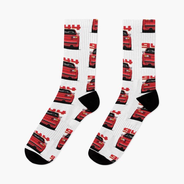 Item preview, Rear View Porsche 944 Turbo Guards Red Illustration designed and sold by blackdogshop.