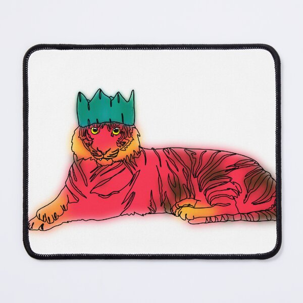Item preview, Maple the Tiger Wearing a paper crown Hat – animalzinhats designed and sold by Ashley’sAnimalz.