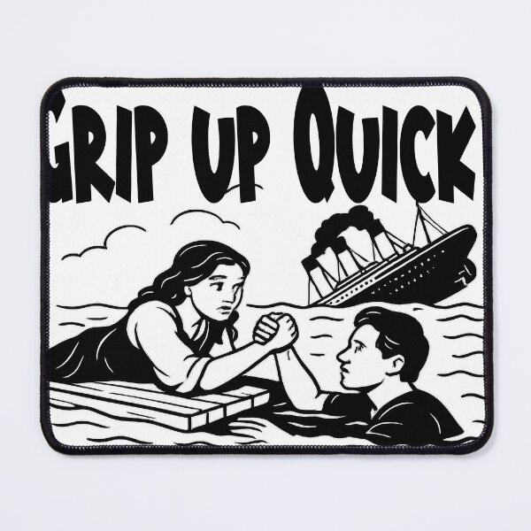 Item preview, Arm Wrestling Titanic Funny Design designed and sold by CoolCrazyQuirky.