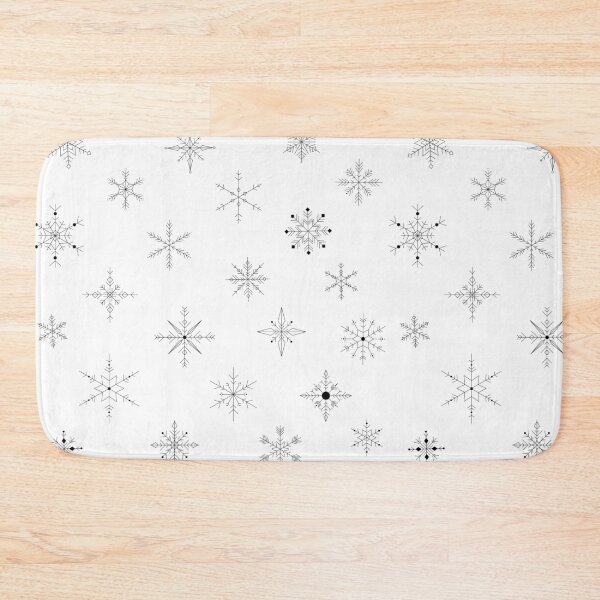 Item preview, Geometric Snowflakes Pattern – Minimal Winter Line Art designed and sold by дітаті.