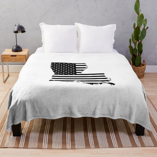 Item preview, louisiana USA Flag Silhouette – Stars and Stripes State Outline designed and sold by Paper Drip.