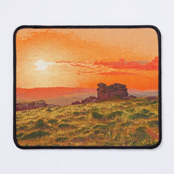 Item preview, dartmoor sunset 5(photography + AI) designed and sold by artsmeow.