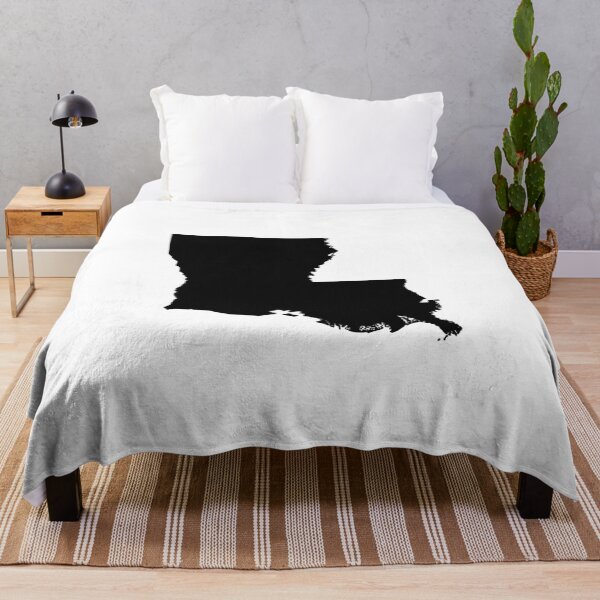 Item preview, louisiana Map Silhouette – Minimal Black designed and sold by Paper Drip.