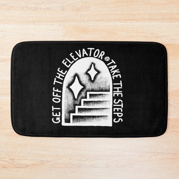 Item preview, Get Off The Elevator - Take The Steps (white) designed and sold by veampleo.