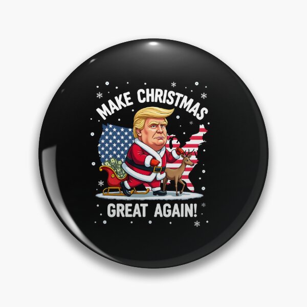 Item preview, Make Christmas Great Again Maga Patriotic Santa  designed and sold by FrascatiStudio.