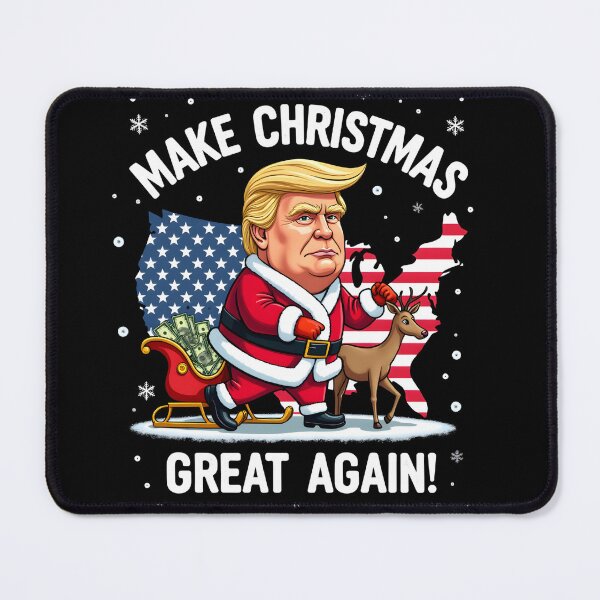 Item preview, Make Christmas Great Again Maga Patriotic Santa designed and sold by FrascatiStudio.