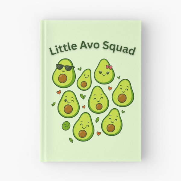 Item preview, Kawaii Avocado Pattern – Cute Fruit Art designed and sold by LiLeDesigns.