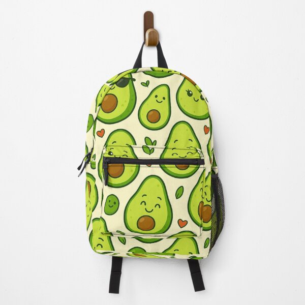 Item preview, Kawaii Avocado Pattern – Cute Fruit Art designed and sold by LiLeDesigns.