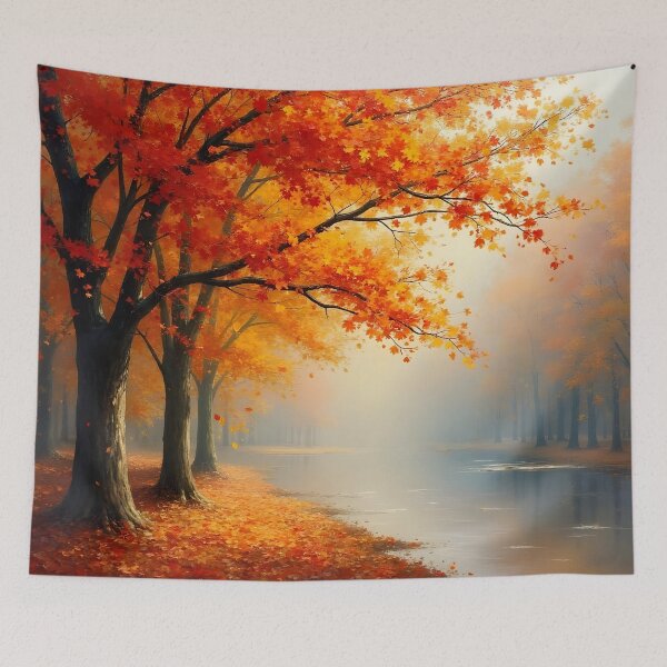 Item preview, Rustling autumn leaves in the wind designed and sold by Djantrix.