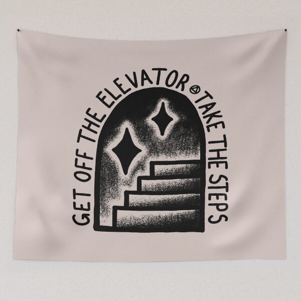 Item preview, Get Off The Elevator - Take The Steps designed and sold by veampleo.