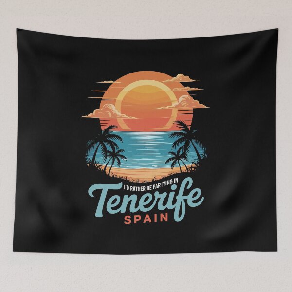 Item preview, Ravers gift – I’d Rather Be partying in Tenerife – Tropical Sunset Summer Vibes Design designed and sold by paulo silveira.