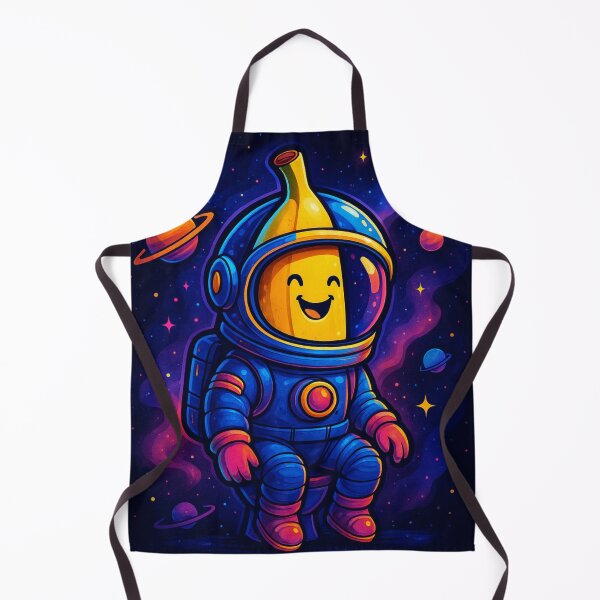 Artikelvorschau, Kawaii Banana Astronaut – Cute Space Art entworfen und verkauft von LiLeDesigns.