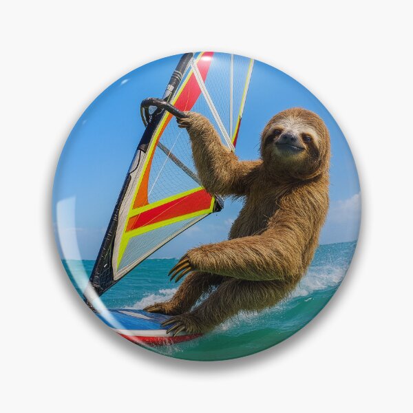 Item preview, Windsurfing Sloth designed and sold by Tridentulus.
