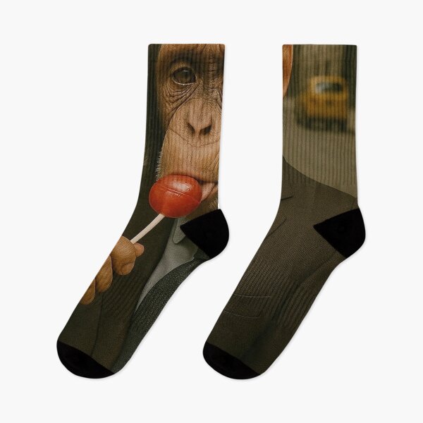 Item preview, “Business Ape with a Sweet Tooth – Street Style Surreal Art” designed and sold by Mdlezieyes.