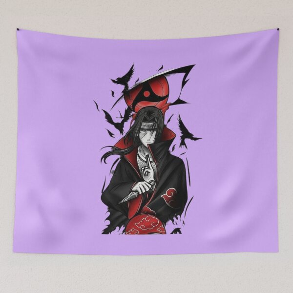Item preview, Itachi Uchiha  - Sharingan Eyes Anime Manga Spooky Fan Art designed and sold by karim38.
