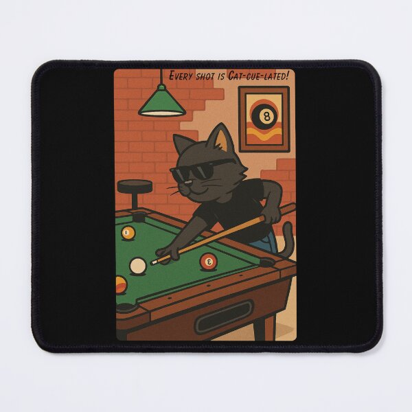 Item preview, Every shot is Cat-cue-lated!  designed and sold by Brickroad Dsigns.