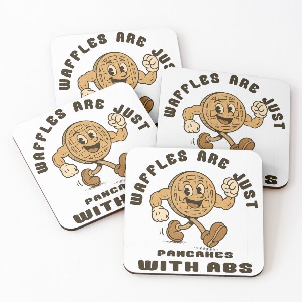 Item preview, Waffles Are Just Pancakes With Abs designed and sold by Igoru's.