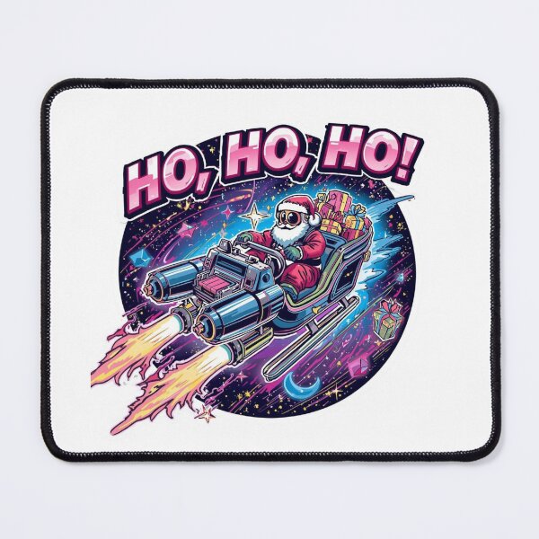 Item preview, Interstellar Christmas – Santa’s Rocket Sleigh designed and sold by AndrewYoko.